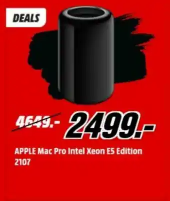 MediaMarkt Apple Mac Pro Intel Xeon E5 Edition 2107 aanbieding