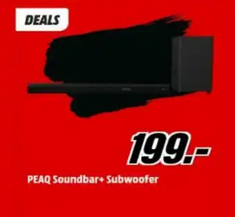 PEAQ Soundbar + Subwoofer