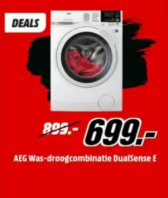 MediaMarkt AEG Was-droogcombinatie DualSense E aanbieding