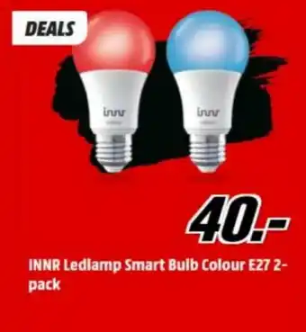 INNR Ledlamp Smart Bulb Colour E27 2-pack