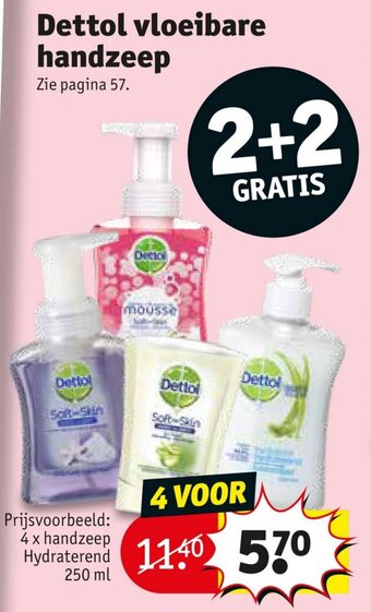 Kruidvat Dettol vloeibare handzeep aanbieding