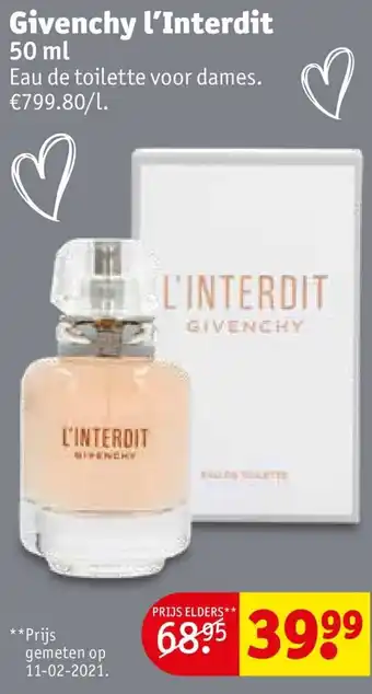 Givenchy l'Interdit 50 ml