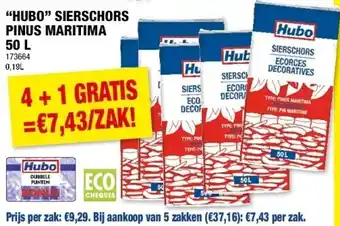 Hubo “HUBO” SIERSCHORS PINUS MARITIMA 50 L aanbieding