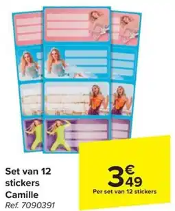 Carrefour Set van Stickers Camille aanbieding