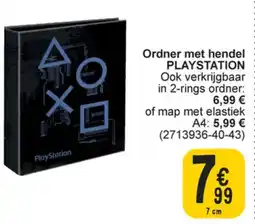 Ordner met hendel PLAYSTATION 7 cm