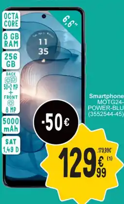 Cora Smartphone MOTG24- POWER-BLU (3552544-45) aanbieding