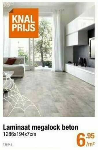 Cevo Laminaat megalock beton aanbieding