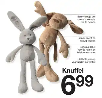 Zeeman Knuffel aanbieding