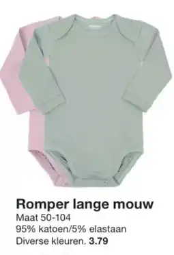 Zeeman Romper lange mouw aanbieding