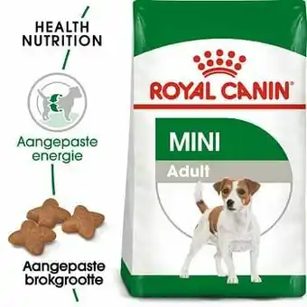 Zooplus 8+1kg GRATIS Mini Adult Royal Canin Size Hondenvoer aanbieding