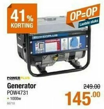Cevo Powerplus generator pow4731 aanbieding