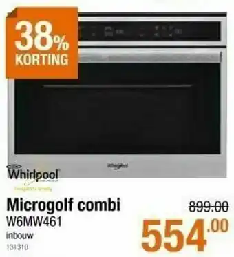 Cevo Whirlpool microgolf combi w6mw461 aanbieding