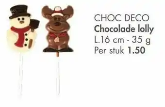 Casa Choc deco chocolade lolly aanbieding