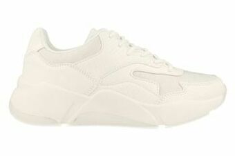 Claudia Ghizzani Sneaker Laag Dames Trend Chunky Clean White - Wit