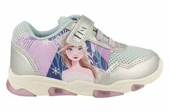 Berca Shoes Disney Frozen Sneaker Laag No Time to Lace Met Lichtjes - Zilver aanbieding