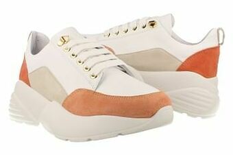 Berca Shoes 727 Cycleur De Luxe Sneaker Laag Dames Brigi Chucky Volledig Leder - Wit aanbieding