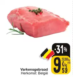 Cora Varkensgebraad aanbieding
