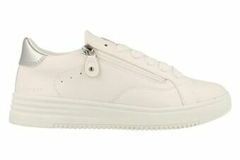 Esprit Sneaker Laag Dames Cindy Zip Functionele Rits - Wit