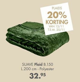 Casa Suave plaid aanbieding