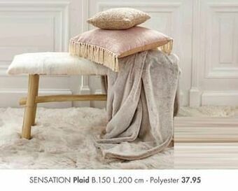 Casa Sensation plaid aanbieding