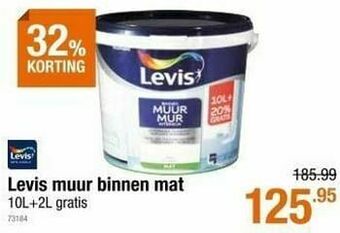 Cevo Levis muur binnen mat aanbieding