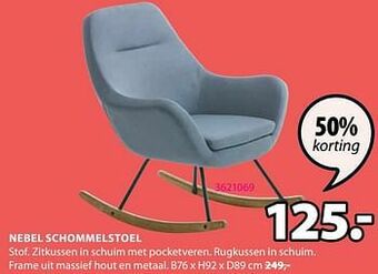 Jysk Nebel schommelstoel aanbieding