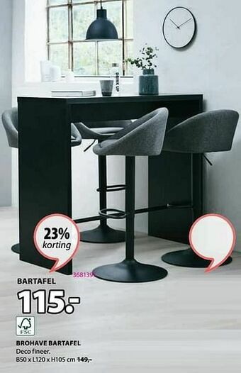 Brohave bartafel