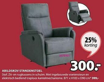 Jysk Abildskov standenstoel aanbieding