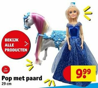 Kruidvat Pop met paard aanbieding