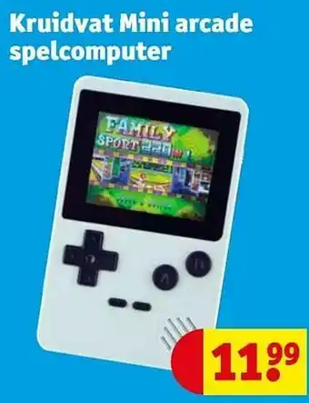 Kruidvat mini arcade spelcomputer