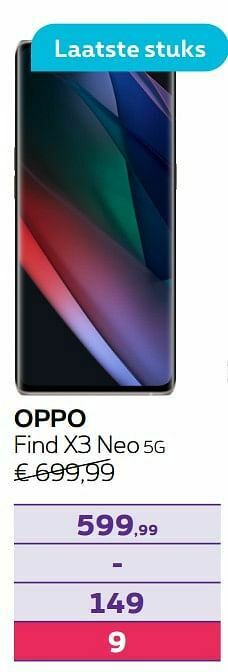Proximus Oppo find x3 neo 5g aanbieding