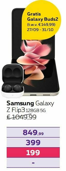 Proximus Samsung galaxy z flip3 128gb 5g aanbieding