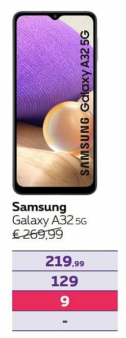 Proximus Samsung galaxy a32 5g aanbieding
