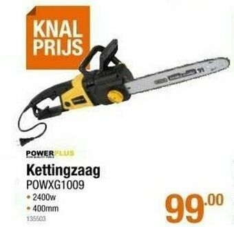 Cevo Powerplus kettingzaag powxg1009 aanbieding