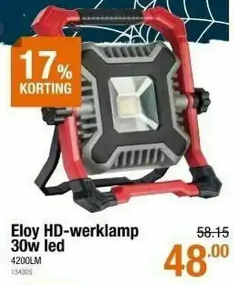 Cevo Eloy hd-werklamp 30w led 4200lm aanbieding