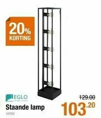 Cevo Staande lamp aanbieding