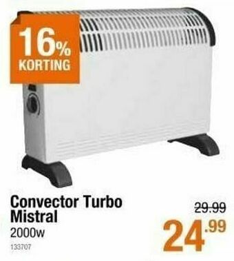 Convector turbo mistral