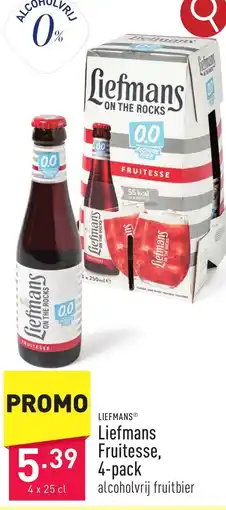 ALDI LIEFMANS Fruitesse 4 x 25cl aanbieding