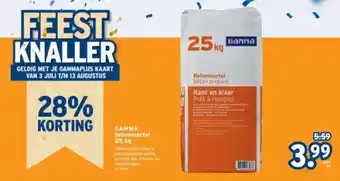 GAMMA GAMMA betonmortel 25 kg aanbieding