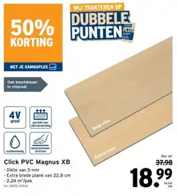 GAMMA Click PVC Magnus XB aanbieding