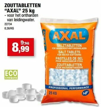 Hubo Zouttabletten axal aanbieding