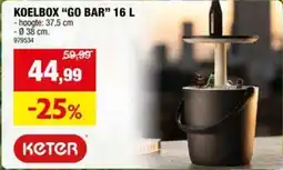 Hubo KETER KOELBOX "GO BAR" 16 L aanbieding