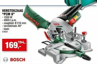 Hubo Bosch verstekzaag pcm 8 aanbieding