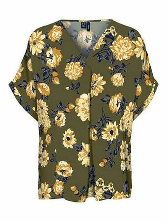 Berca Shoes Vero Moda Shirt Vallot Top Flowers - Bloemen Motief aanbieding