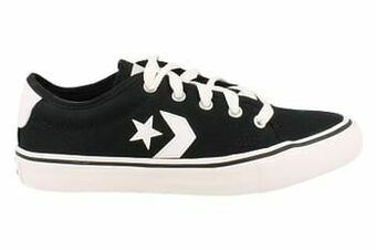 Berca Shoes Converse Sneaker Laag Jongens Maat 33/38 Star Replay - Zwart aanbieding