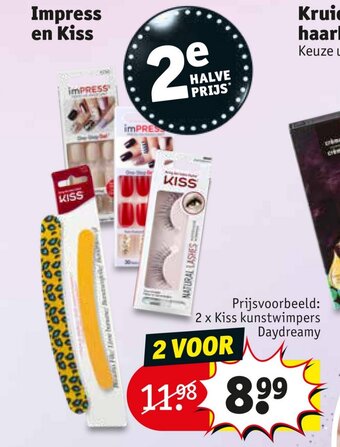 Kruidvat Impress en Kiss aanbieding
