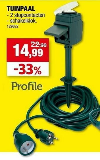 Hubo Tuinpaal aanbieding