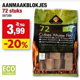 Hubo Aanmaakblokjes aanbieding