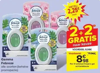 Carrefour Gamma Febreze aanbieding