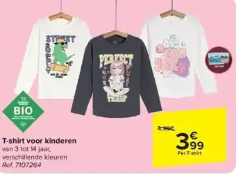 Carrefour T-shirt voor kinderen aanbieding